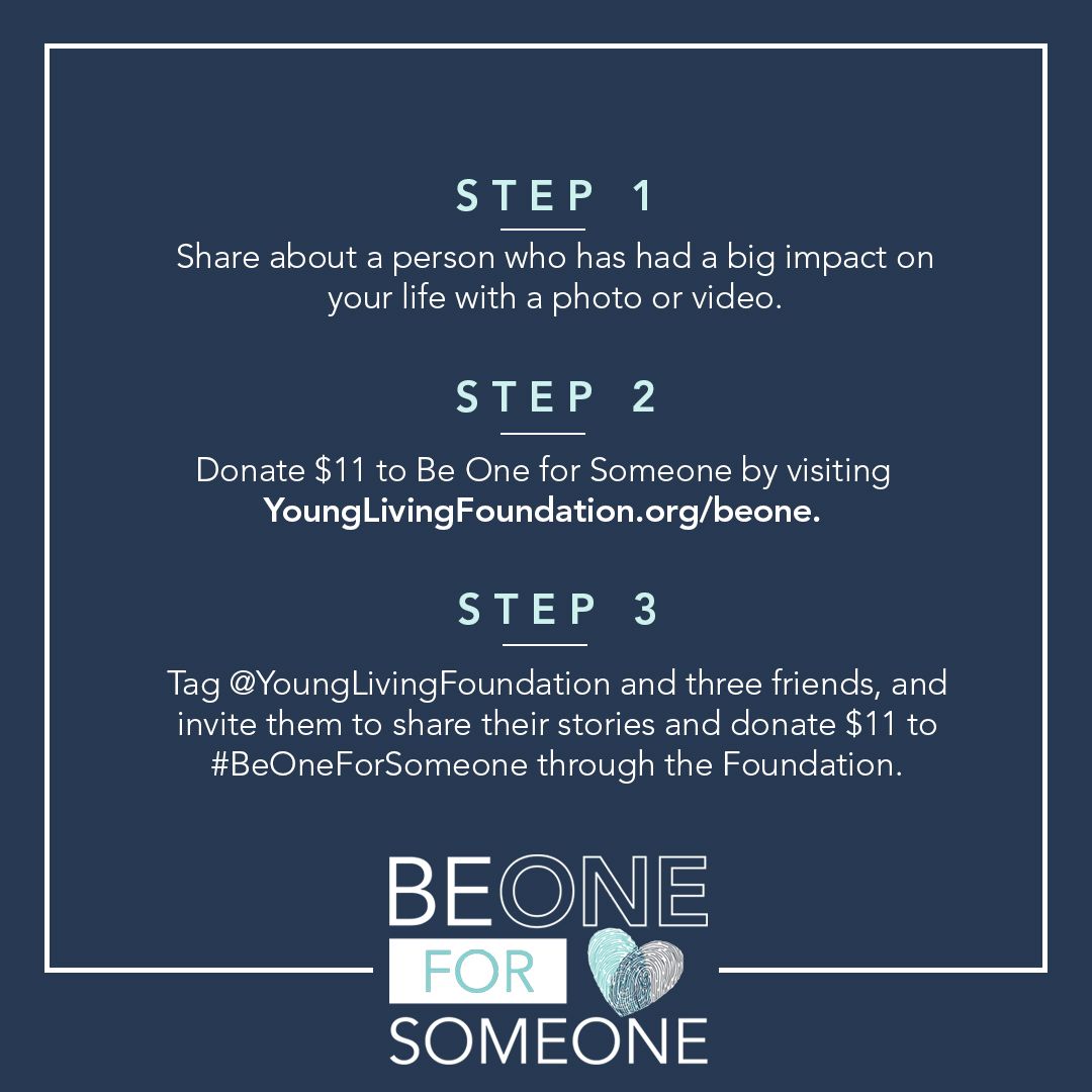  Be One for Someone social sharing tips 